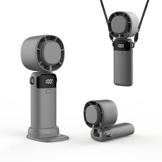 A307 - Portable Handheld Turbo Fan with Digital Display