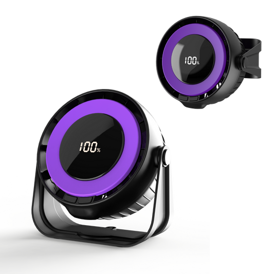 A304 - Turbo Air Circulator Fan – Rechargeable Desk Fan with 100 Speed Settings